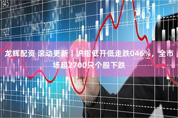 龙辉配资 滚动更新丨沪指低开低走跌046%，全市场超2700只个股下跌