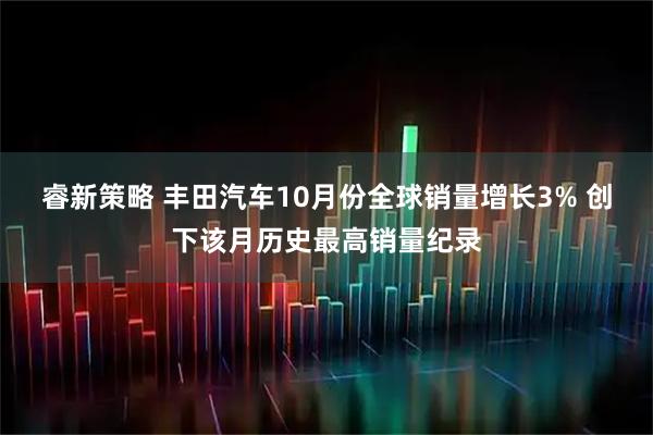 睿新策略 丰田汽车10月份全球销量增长3% 创下该月历史最高销量纪录